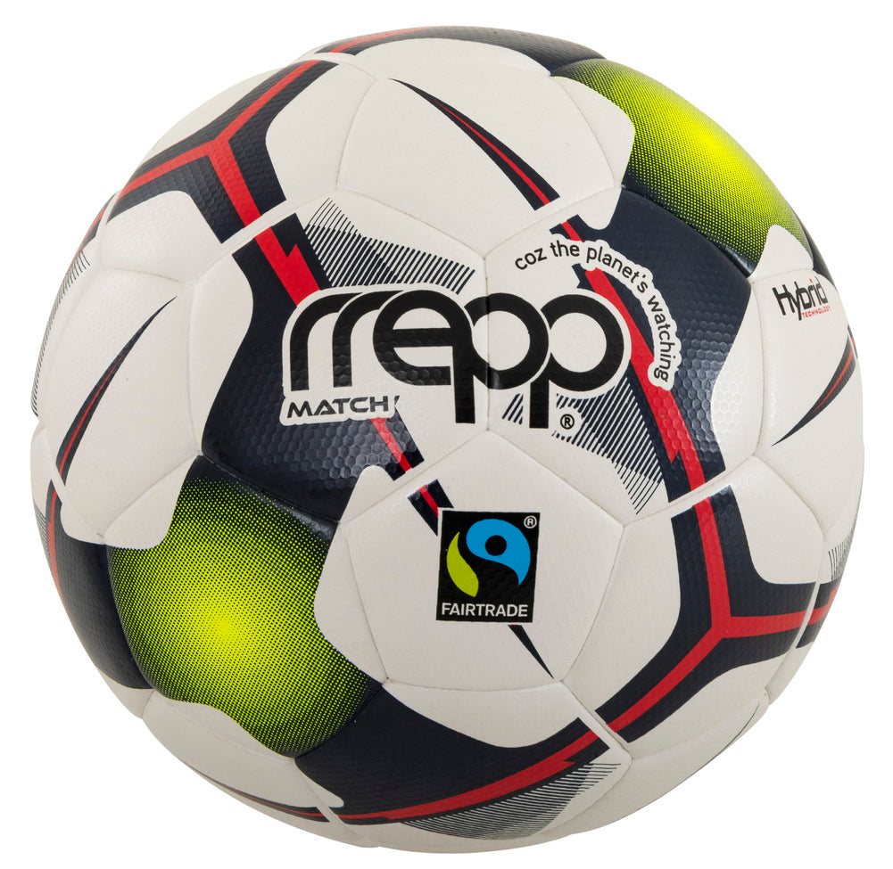 Soccer Match Ball Hybrid White Size 3